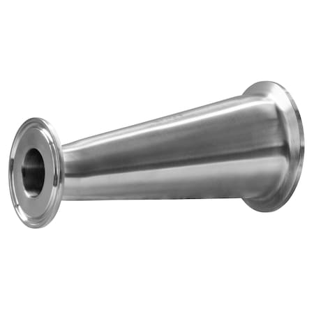 Steel & Obrien 2" x 1-1/2" Tri-Clamp Eccentric Reducer - 3" Long 316SS 32-14MP-2X1.5-316